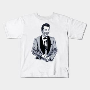 Ferlin Husky - An illustration by Paul Cemmick Kids T-Shirt